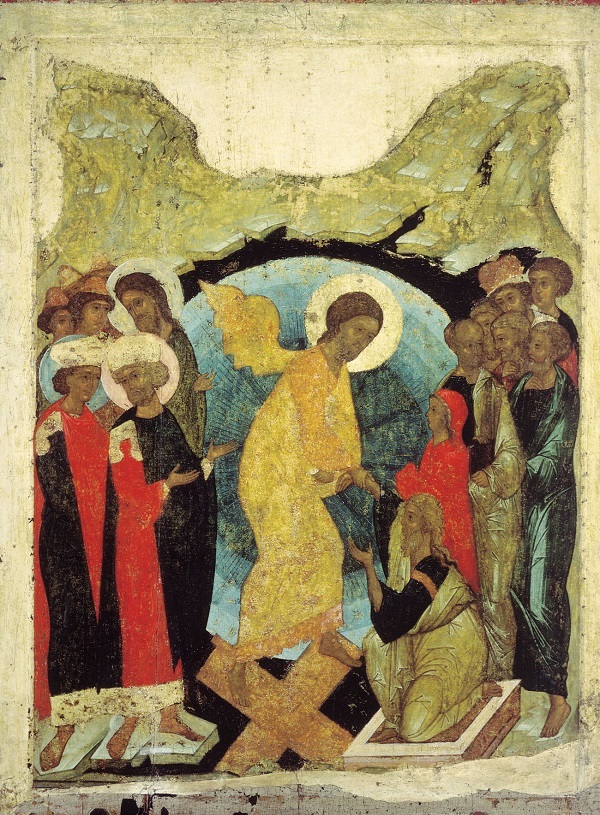 Vzkříšení Kristovo. Andrej Rublev, 1408